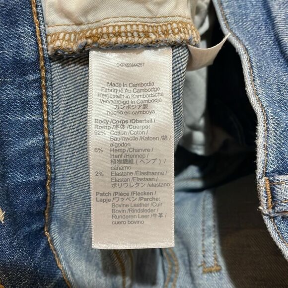 Madewell Slim Demi-Boot Hemp Denim Jeans in Enright Wash Size 25 NA931 - Picture 4 of 16